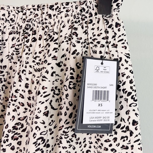 NWT Volcom Sand Siesta Printed Pull On Shorts - Picture 7 of 9